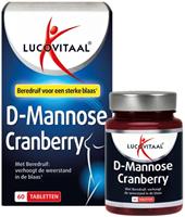 Lucovitaal D-mannose cranberry blaasfunctie 60 tabletten
