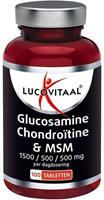 Lucovitaal Glucosamine chondroïtine msm 100 tabletten