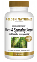 Golden Naturals Stress & spanning support 180 vegetarische capsules