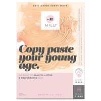 MILU Copy Paste Your Young Age Anti Aging Sheet Mask Tuchmaske