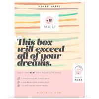 MILU This Box Will Exceed All Of Your Dreams Gift Box Tuchmaske 3 Stk