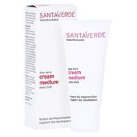 SantaVerde Aloe Vera Cream Medium – Fragrance Free Gezichtscrème 30ml