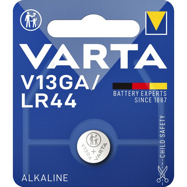 Batterij Varta knoopcel V13GA alkaline blister à 1stuk