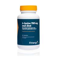 L-Lysine 750 mg met zink 60 tabletten