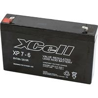 XCell XP 7 - 6 XCEXP76 Bleiakku 6V Blei-Vlies (AGM) (B x H x T) 151 x 100 x 34mm Flachstecker 4.8 mm
