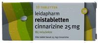 Reistabletten cinnarazine 25 mg 10tb