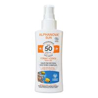 Alphanova Sun BIO SPF 50 Travel Spray Sensitive Skin Zonbescherming 90g