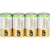gpbatteries GP Batteries GP14A / LR14 Baby (C)-Batterie Alkali-Mangan 1.5V 4St.