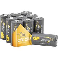 gpbatteries GP Batteries GPCR123A Fotobatterie CR-123A Lithium 1400 mAh 3V 10St.