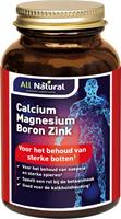 All Natural Calcium Magnesium Boron Zink Tabletten