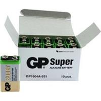 gpbatteries GP Batteries GP1604A / 6LR61 9V Block-Batterie Alkali-Mangan 9V 10St.