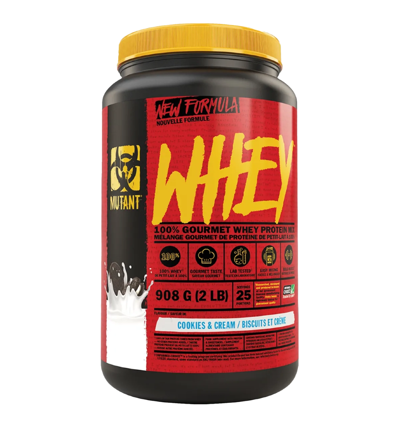 Mutant Whey - 908 g - Cookies & Cream