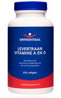 Orthovitaal Levertraan vitamine a en d 200sft