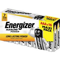 Energizer AAA batterij (potlood)  Power Alkaline 1.5 V 16 stuk(s)
