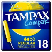 Tampax Compak Regular Tamponer - 18 STUKS