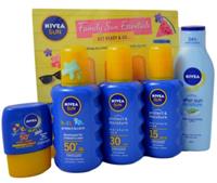 Nivea Sun family travel essentials voordeelset 6 stuks
