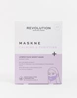 revolutionbeauty Revolution Skincare Maskcare Maskne Calming & Purifying Lower Face Sheet Mask