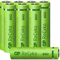 GP Batteries Oplaadbare AAA batterij (potlood)  ReCyko+ HR03 NiMH 850 mAh 1.2 V 8 stuk(s)