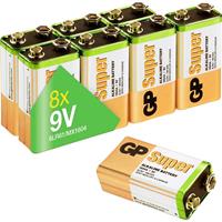 gpbatteries GP Batteries GP1604A-2LB8 9V Block-Batterie Alkali-Mangan 9V 8St.