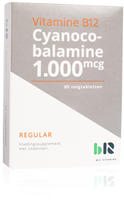 B12 vitamins Cyanocobalamine 1000 60 zuigtabletten