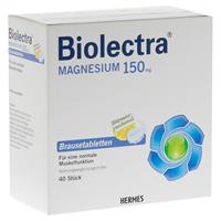 Hermes Arzneimittel BIOLECTRA Magnesium Brausetabletten 40 Stück