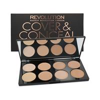 Makeup Revolution Cover & Conceal Cream Palette - Light