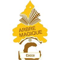 Arbre Magique Luchtverfrisser 12 X 7 Cm Cocos Geel/bruin