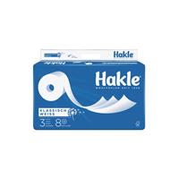 Hakle Toilettenpapier Klassich 382515 3-lagig 8 Rollen