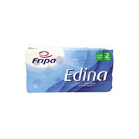 Fripa Toilettenpapier Edina 1010809 2-lagig 8 Rollen