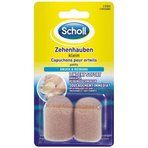 Scholl Zehenhaube Klein Zehenschutz Haube Polster Hühneraugen waschbar 2 Stück - 