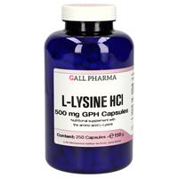 Gall Pharma L-Lysin HCl 500 mg GPH Kapseln