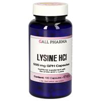 gallpharmagmbh Lysine HCl 500 mg GPH (100 Capsules) - Gall Pharma GmbH