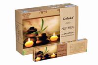 Spiru Goloka Wierook Aromatherapy Nutmeg (12 pakjes)