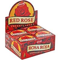 Spiru HEM Wierook Kegel Red Rose (12 pakjes)