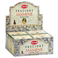 Spiru HEM Wierook Kegel Precious Jasmine (12 pakjes)