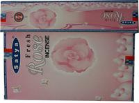 Spiru Nag Champa Wierook Fresh Rose (12 pakjes)