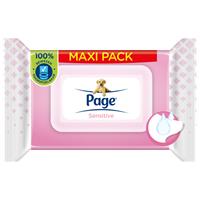 Page Vochtig Toiletpapier Sensitive Maxi 74 stuks