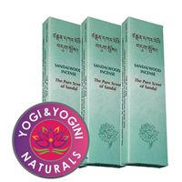 Yogi & Yogini Wierook Tibetaans Sandelwood Pure Scent - 20 g (6 stuks) 