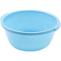 Forte Plastics Kunststof teiltje/afwasbak rond 10 liter blauw -