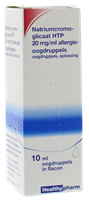 Healthypharm Natriumcromo htp 20 mg/ml allergie-oogdruppels 10ml