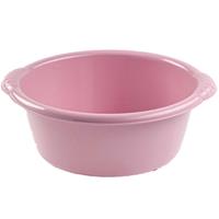 Forte Plastics Kunststof teiltje/afwasbak rond 15 liter oud roze -