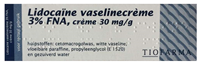 Tiofarma Lidocaïne Vaselinecrème 3% FNA