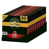 Jacobs Kaffee Lungo Classico 20 Kapseln 104 g, 10er Pack