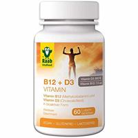 Raab Vitalfood Vitamine B12 + D3 (60 Tabletten)