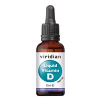 Viridian Liquid Vitamin D3 (Vegan) 2000 IU (50µg)