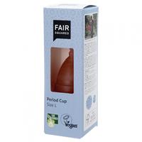 Menstruatiecups.nl Fair Squared Menstruatiecup - 100% natuurlijk rubber (Maat: Size L)