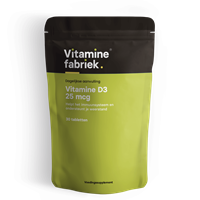 Vitaminefabriek Vitamine D3 25 mcg - 30 tabletten - .nl