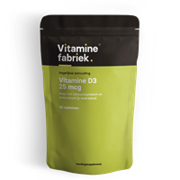 Vitaminefabriek Vitamine D3 25 mcg - 90 tabletten - .nl