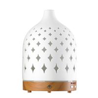 Serene House Ultrasonic aroma diffuser sterren wit licht hout 150ml