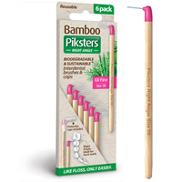 Piksters Bamboo  Interdental Brushes - XX-Fine - Roze